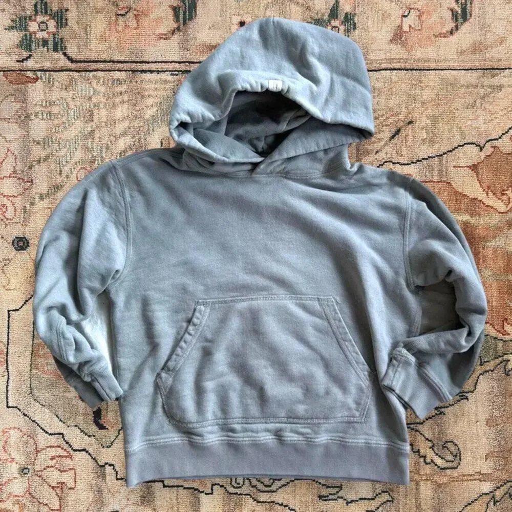 Tkees 2 pc Relaxed Hoodie Jogger set 100% Cotton Kids Sz 5 Gray